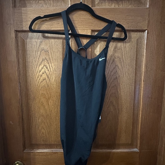 Nike Other - Nike Black Women's One-Piece Swim Suit with Crossback